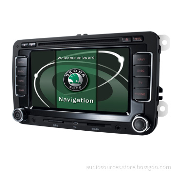 Wholesale Car DVD GPS for Skoda Fabia/Superb/Octavia with 3G/DVD/Bt/GPS/Pip/6CD/DVBT/Tmc/OPS/AC/iPhone/iPod/Radio/RDS/Pip